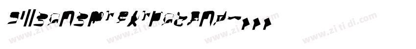 gillsansmt extracond字体转换